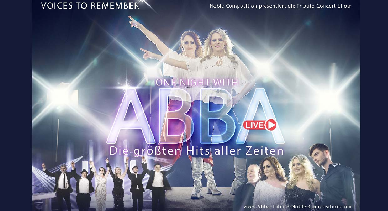 +++AUSVERKAUFT+++„One Night with ABBA“ mit Noble Composition